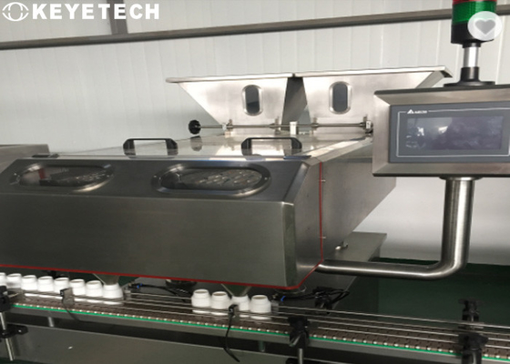 Máquina de inspecção por câmara de fechamento de tampa de estrutura SS304 com sistema CVS de IA