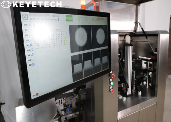 Máquina de inspeção de visão de tampa de papel de moldagem de celulose com algoritmo de aprendizagem profunda de IA