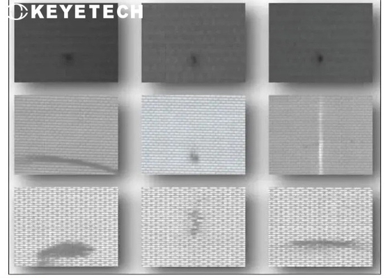 Máquina de inspecção automática de têxteis de visão HMI inteligente