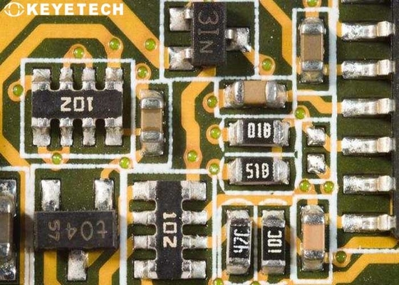 Os resistores da microplaqueta surgem a máquina visual automática da rejeção do detector do defeito