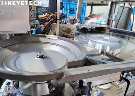 Máquina de inspecção de tampa de plástico de borracha livre de trabalho com sistema de visão de IA