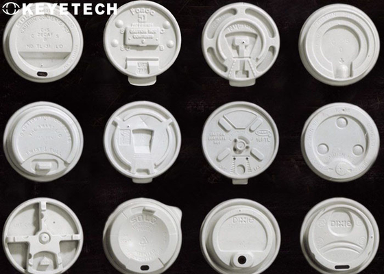 Sistema de inspeção plástico das tampas do café com a câmera industrial alta de Piexl
