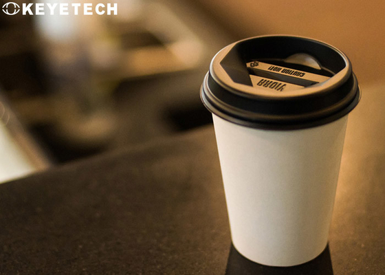 Sistema automático da máquina da inspeção para tampas do café com exposição industrial de HD