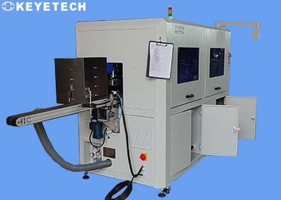 Controle da qualidade da produção de sistema de inspeção da garrafa da visão do AI para garrafas da causa