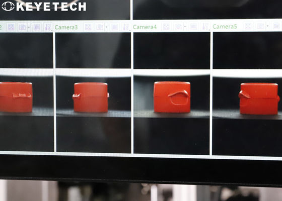 O sistema de inspeção em linha do tampão do equipamento do detector para verificar falso aceita