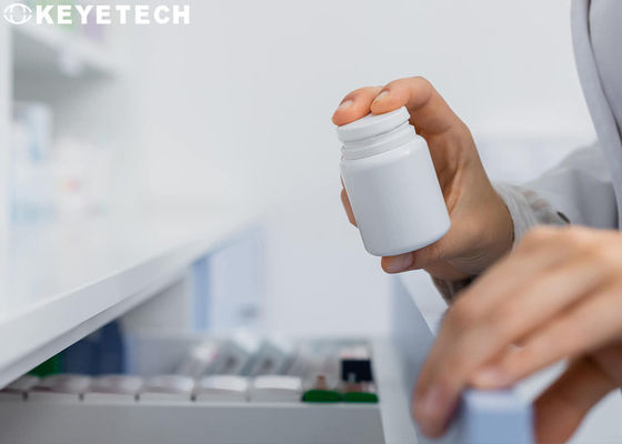 Equipamento de inspecção de embalagens de medicamentos para frascos de PE