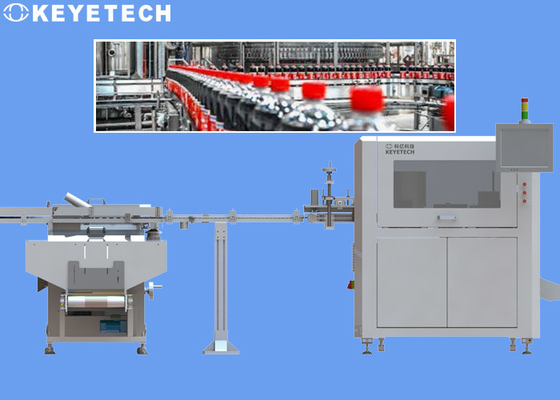 Sistema de inspeção visual dos fechamentos da garrafa &amp; do tampão de OEM/ODM para a linha de produção