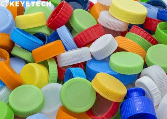 Sistema de inspecção visual para tampa de plástico do Alasca com tecnologia de visão artificial