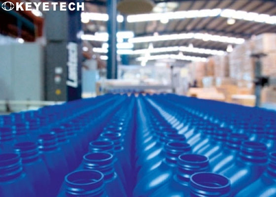 Máquina integrada da detecção do defeito das garrafas do HDPE das soluções com câmera do CCD