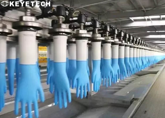 Qualidade de superfície da luva do silicone que verifica a máquina para ver se há a cadeia de fabricação da fábrica