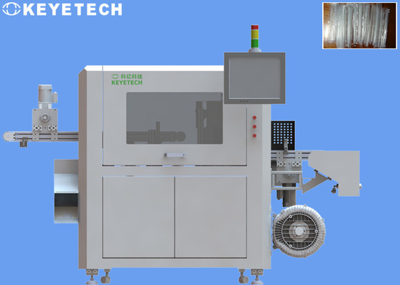 Straw Defective Product Inspection Machine com sistema de rotulagem automático