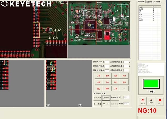 PCB AOI Sistema de Inspeção Automática Princípio Óptico Análise de Imagem