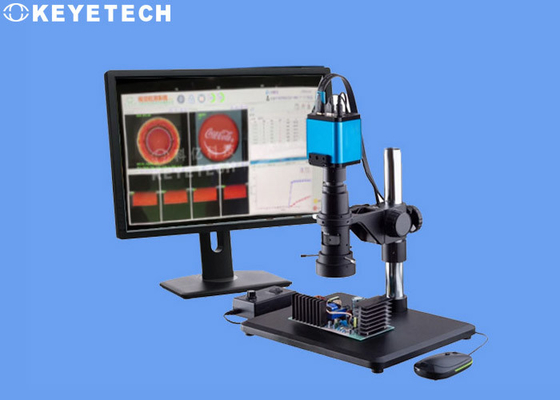 Vista geral da tecnologia visual da visão por computador da superfície do sistema de inspeção