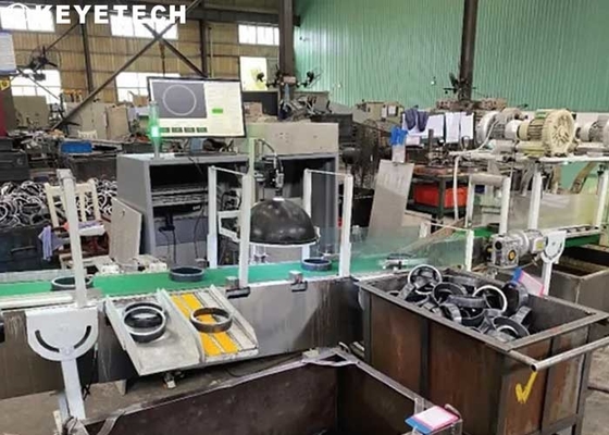 Sistema de inspeção automática de classificação de produtos defeituosos para acessórios de rolamento