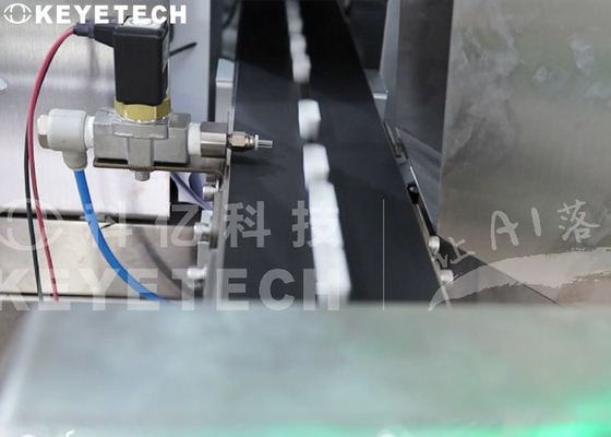 O bocal farmacêutico tampa a máquina da inspeção visual com o sistema inteligente do ai