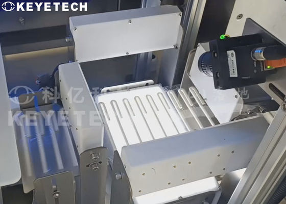 Máquina de inspecção de visão de palha de embalagem em rolos de bebidas com dispositivo de rotulagem