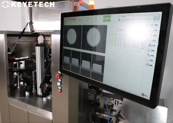 Flip Cap Vision Sorting Machine Sistema de inspecção óptica de alta resolução
