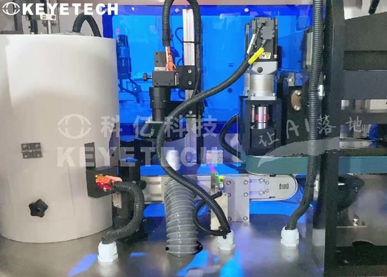 Sistema de inspecção por câmara visual HMI para embalagens farmacêuticas de plástico