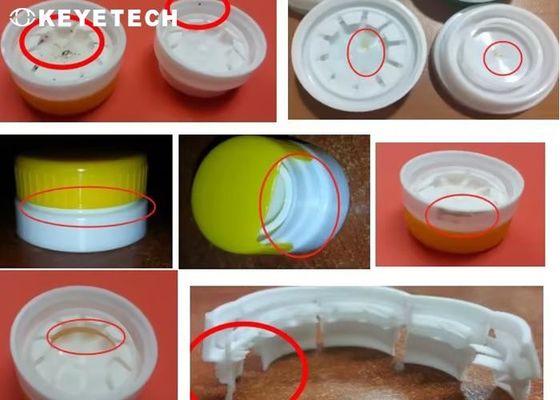 Sistema de inspeção visual da tampa de óleo comestível com tecnologias de aprendizagem profunda de IA