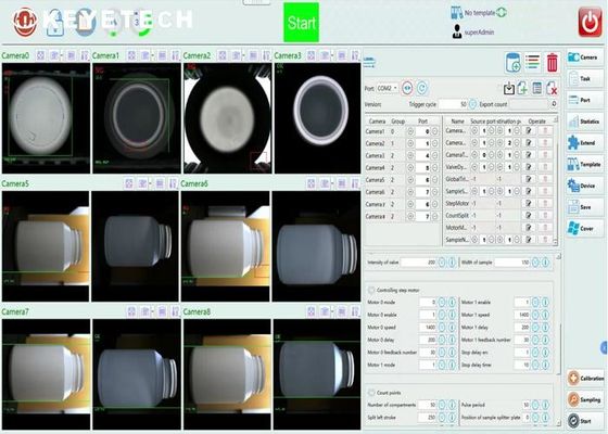 KEYE Sistema de inspecção visual inovador de recipientes de garrafas