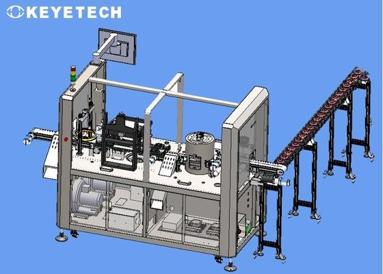Máquina de inspeção de visão de tampa de papel de moldagem de celulose com algoritmo de aprendizagem profunda de IA