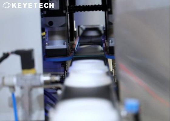 Máquina de inspeção de visão de tampa de papel de moldagem de celulose com algoritmo de aprendizagem profunda de IA