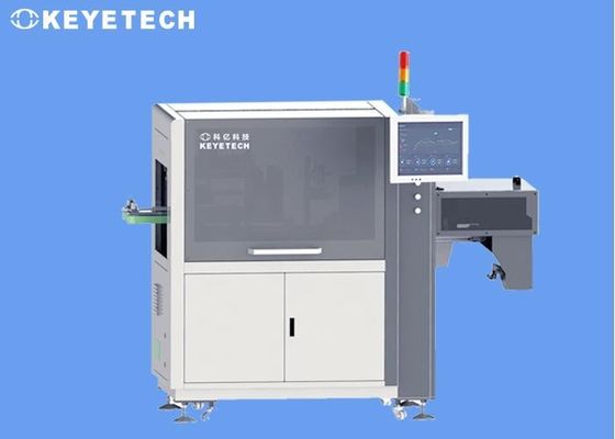 Máquina de inspecção visual de alta precisão com estatísticas em linha
