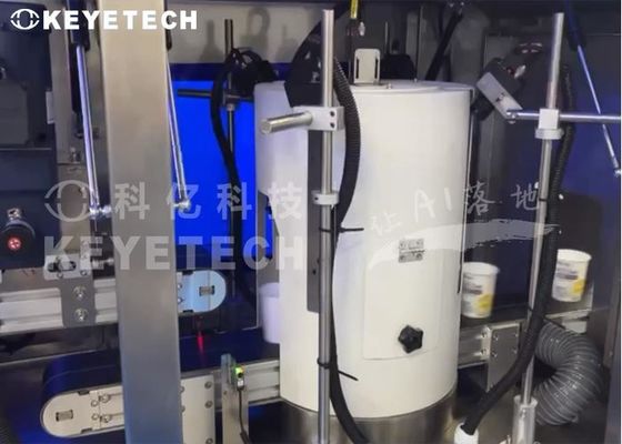 Máquina de inspecção de defeitos de visão na superfície da xícara de sorvete de plástico