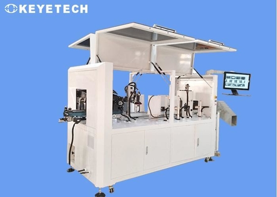 Equipamento de inspecção visual de garrafas de leite PET em linha com a máquina de embalagem
