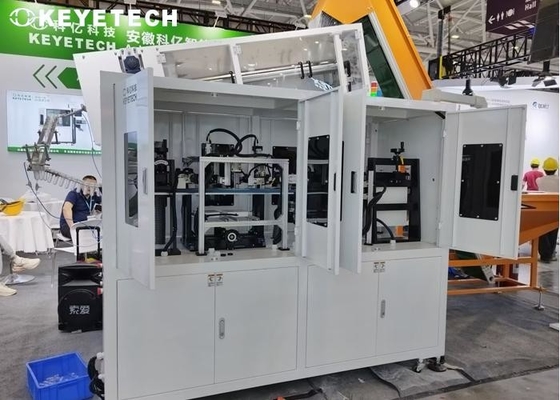 Máquina de inspecção de visão de preforma de PET offline com dispositivo de manipulação de materiais