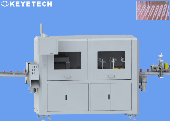 Máquina de inspecção de visão de palha de embalagem em rolos de bebidas com dispositivo de rotulagem