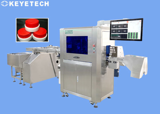 Sistema de inspecção de tampa de 38 mm, detecção a 360 graus com função de velocidade ajustável