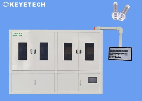 Máquina de Inspeção por Visão com Câmera de Alta Resolução para Pré-formas de Garrafas PET