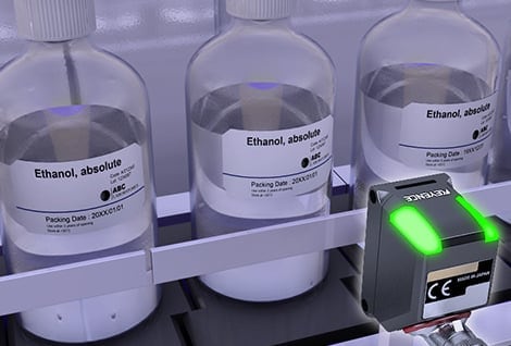 Alimento, medicina, e indústrias dos cosméticos | Exemplos de aplicação pela indústria  | Exemplos de aplicação fáceis de usar do sensor da visão | KEYENCE Bélgica internacional (Nederlands)
